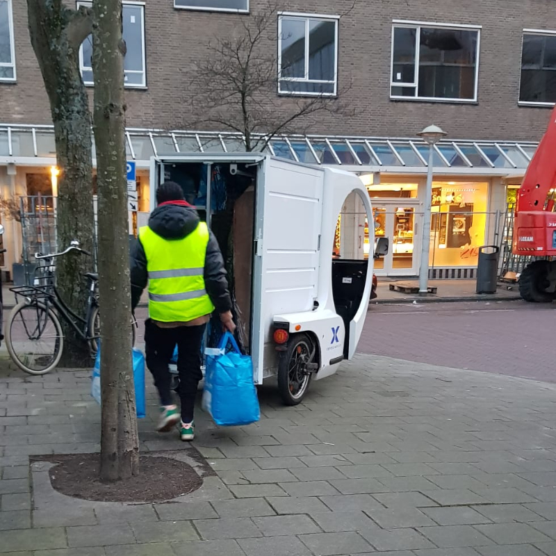 Last mile delivery rijders