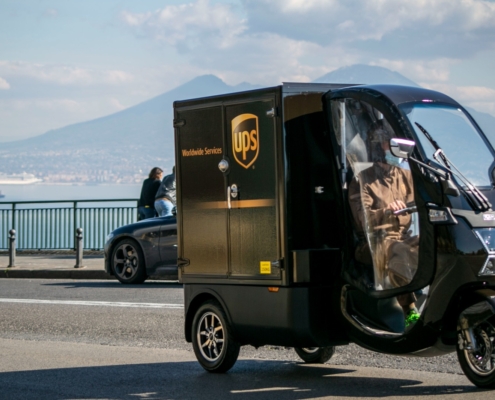 Driewiel scooter cargo